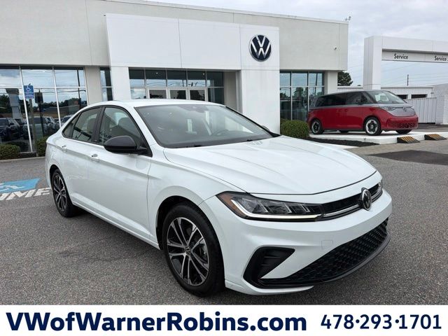 White 2025 Volkswagen Jetta Sedan Front-Wheel Drive 8-Speed Automatic
