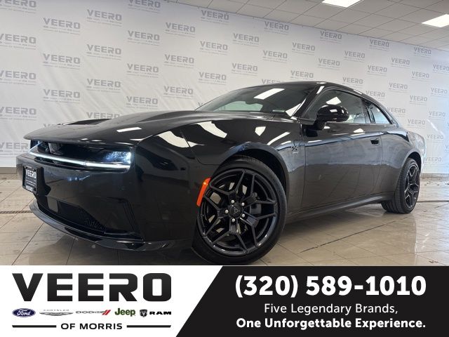 Diamond Black Crystal Pearlcoat 2024 Dodge Charger Daytona R/T AWD Coupe All-Wheel Drive 1-Speed Automatic