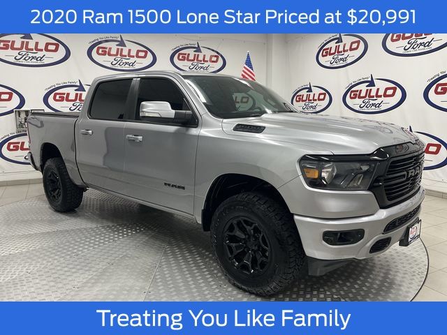Billet Silver Metallic Clearcoat 2020 RAM 1500 Pickup Truck 8-Speed Automatic