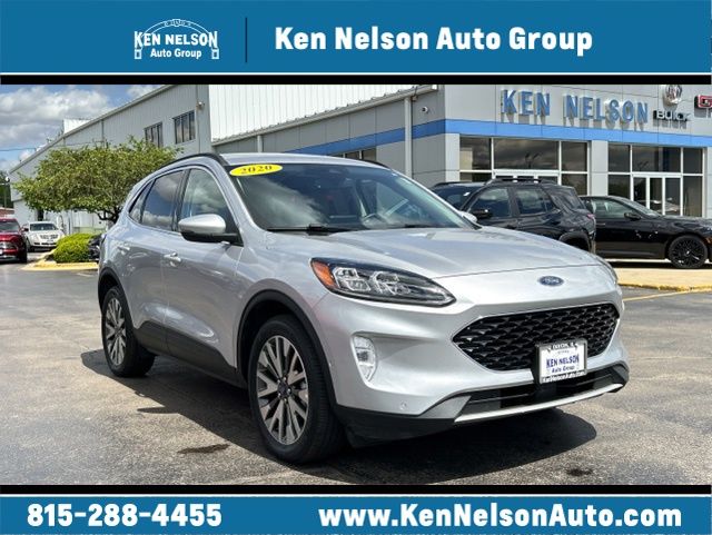 Ingot Silver 2020 Ford Escape Hybrid SUV / Crossover All-Wheel Drive Continuously Variable Transmission