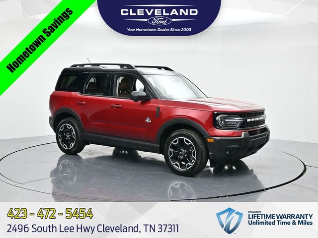 Ruby Red Metallic 2025 Ford Bronco Sport Outer Banks AWD SUV / Crossover All-Wheel Drive 8-Speed Automatic