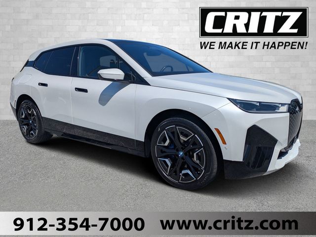 Mineral White Metallic 2024 BMW iX SUV / Crossover All-Wheel Drive Automatic