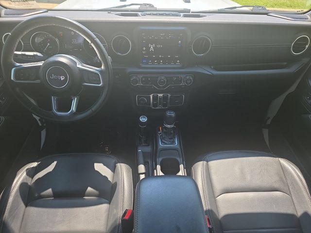Used 2023 Bright White Clearcoat Jeep Sahara 4xe image 10