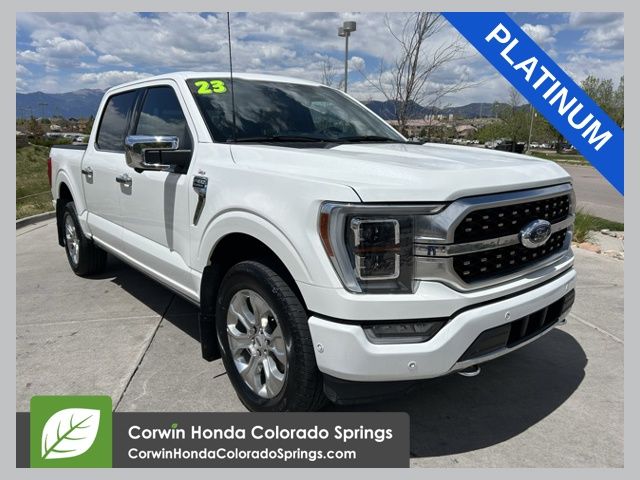 Star White Metallic Tri-Coat 2023 Ford F-150 Pickup Truck Four-Wheel Drive Automatic