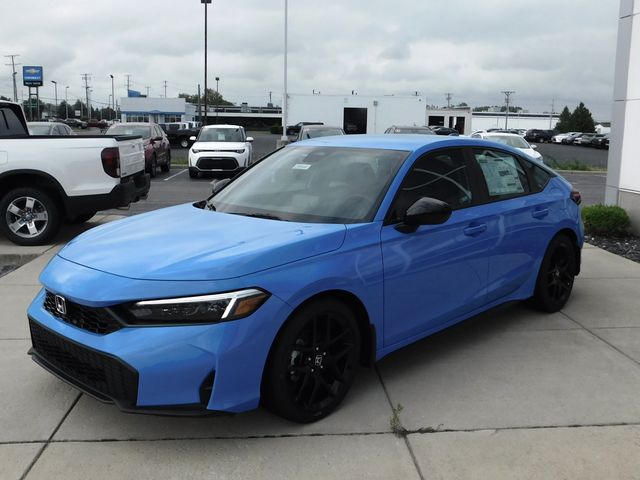 Blue Pearl 2026 Honda Civic Hatchback Hatchback Front-Wheel Drive Continuously Variable Transmission