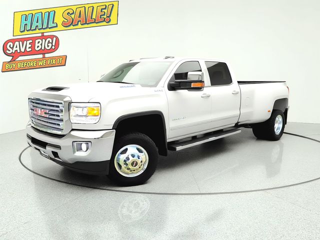 White Frost Tricoat 2018 GMC Sierra 3500HD Pickup Truck Four-Wheel Drive 6-Speed Automatic