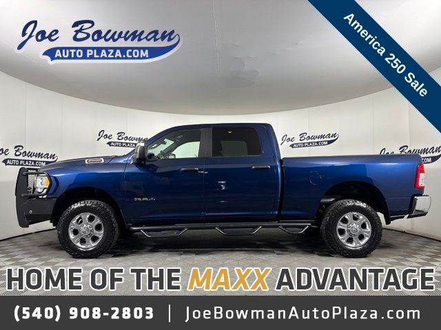 Patriot Blue Pearlcoat 2023 RAM 2500 Pickup Truck Four-Wheel Drive 8-Speed Automatic