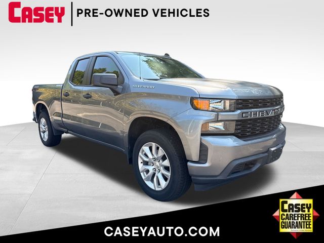 Gray (Steel Metallic) 2021 Chevrolet Silverado 1500 Pickup Truck Four-Wheel Drive 8-Speed Automatic