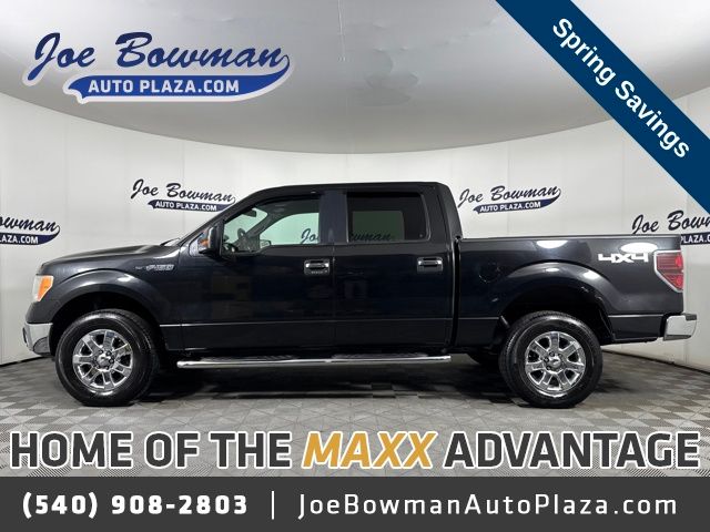 Tuxedo Black Metallic 2013 Ford F-150 XLT SuperCrew 4WD Pickup Truck Four-Wheel Drive 6-Speed Automatic