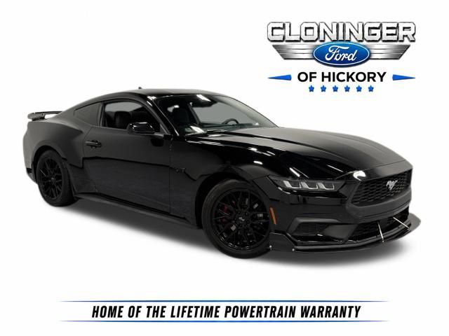 Shadow Black 2024 Ford Mustang Coupe Rear-Wheel Drive Automatic