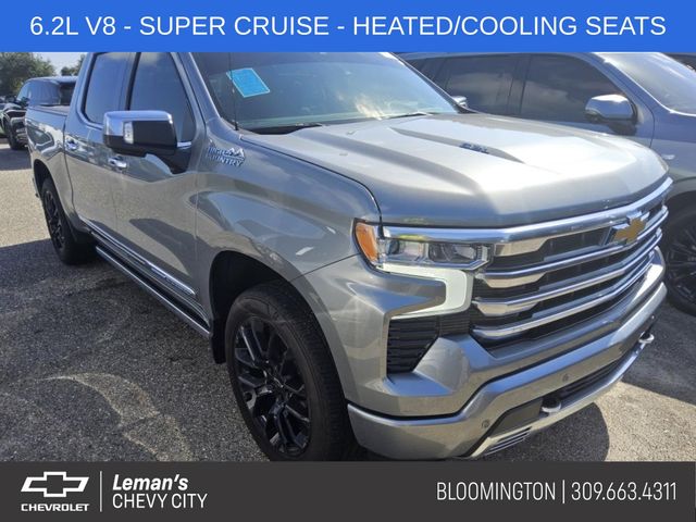 Sterling Gray Metallic 2025 Chevrolet Silverado 1500 Pickup Truck Four-Wheel Drive Automatic