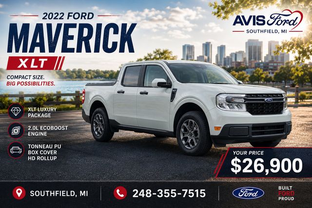 Cactus 2022 Ford Maverick Pickup Truck All-Wheel Drive 8-Speed Automatic