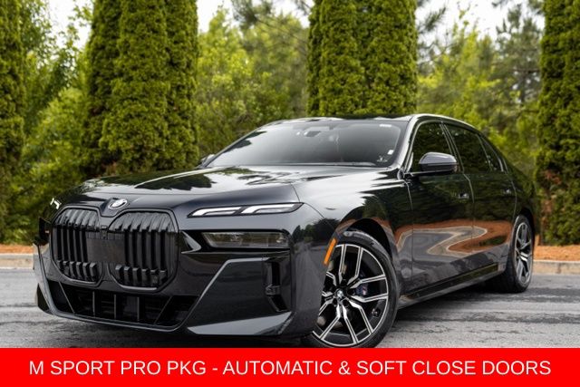 Carbon Black Metallic 2023 BMW 7 Series Sedan Rear-Wheel Drive 8-Speed Automatic