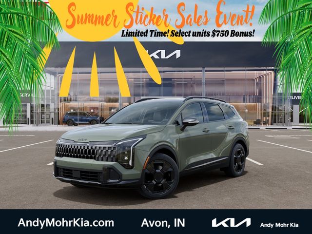 Jungle Green 2026 Kia Sportage Hybrid Plug-In X-Line AWD SUV / Crossover All-Wheel Drive 6-Speed Automatic