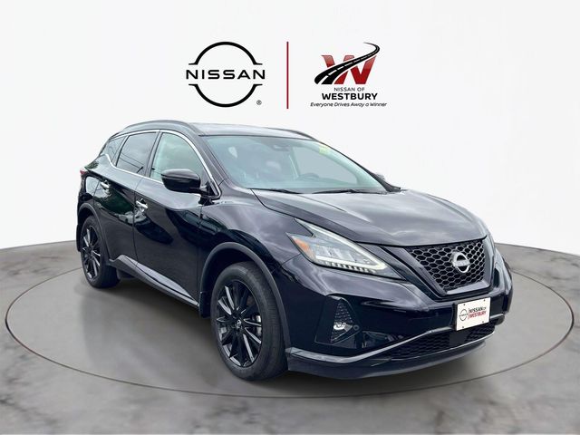 Super Black 2024 Nissan Murano SUV / Crossover All-Wheel Drive Continuously Variable Transmission
