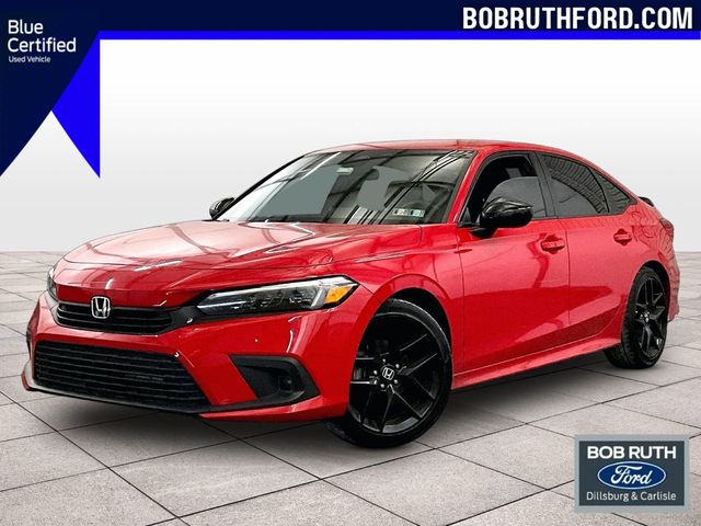 2022 Honda Civic Sport Red at Bob Ruth Ford