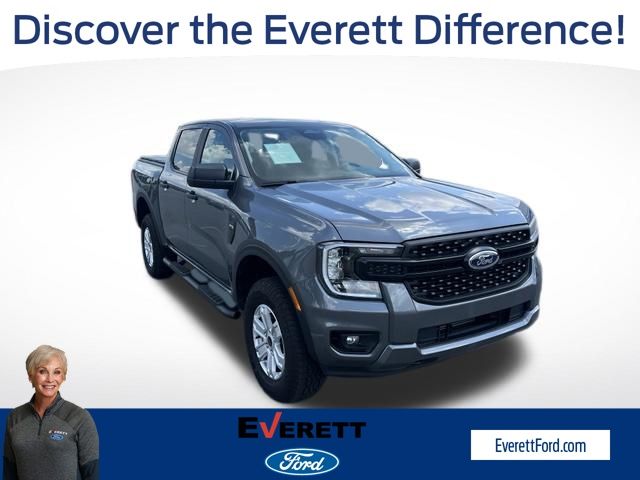 Gray Metallic 2025 Ford Ranger Pickup Truck Four-Wheel Drive Automatic
