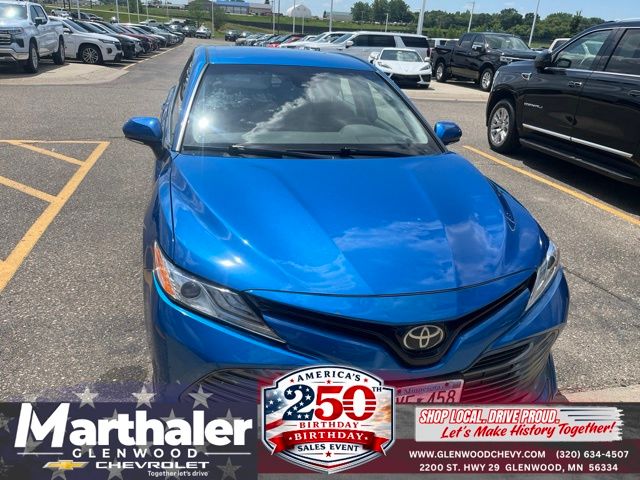 Blue 2020 Toyota Camry Sedan All-Wheel Drive 8-Speed Automatic