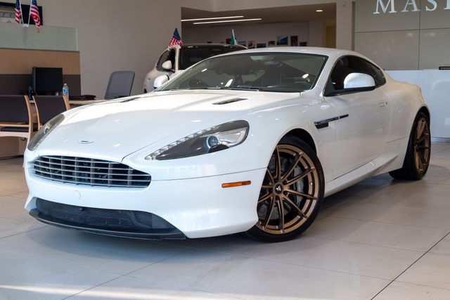 Morning Frost White 2012 Aston Martin Virage Coupe Rear-Wheel Drive 6-Speed Automatic