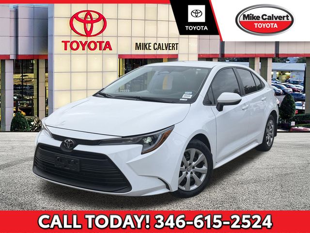 Ice 2025 Toyota Corolla LE FWD Sedan Front-Wheel Drive Continuously Variable Transmission