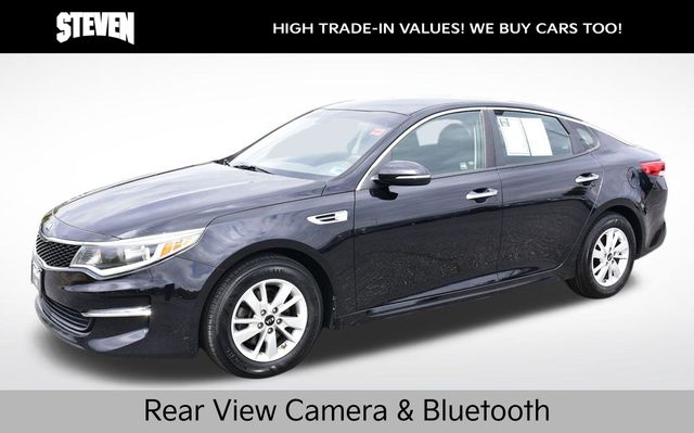 Ebony Black 2016 Kia Optima LX Sedan Front-Wheel Drive 6-Speed Automatic