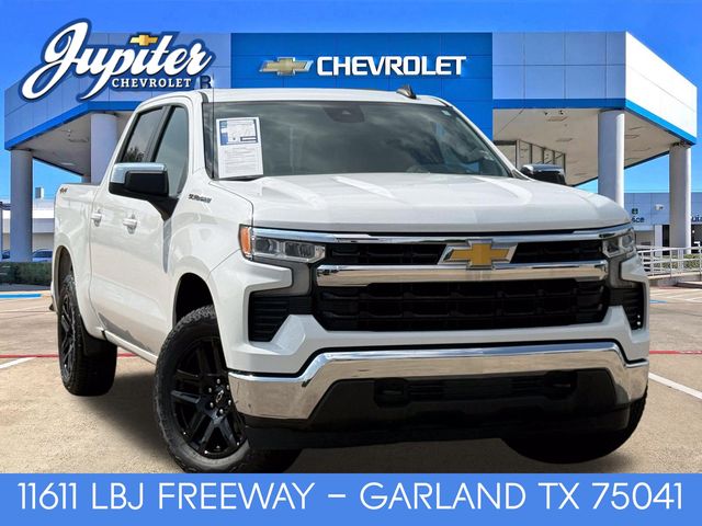 Summit White 2023 Chevrolet Silverado 1500 Pickup Truck Four-Wheel Drive Automatic