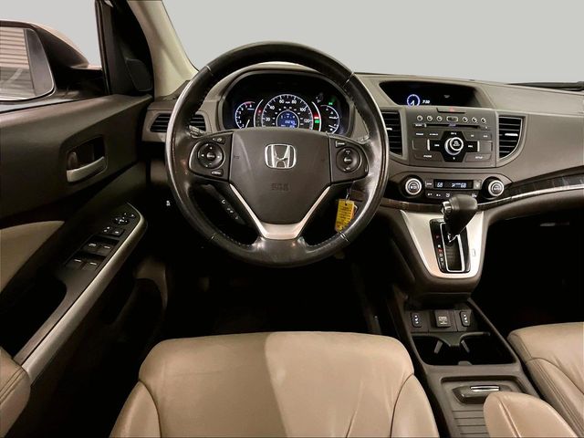 2014 Honda CR-V EX-L White at Phil Fitts Ford