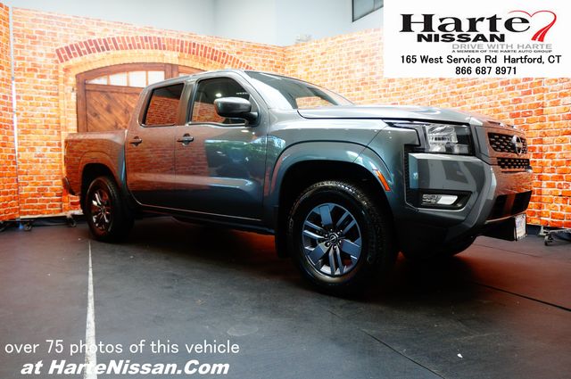 Gray (Gun Metallic) 2025 Nissan Frontier Pickup Truck Four-Wheel Drive 9-Speed Automatic Overdrive