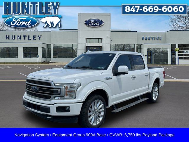 White 2018 Ford F-150 Pickup Truck Four-Wheel Drive Automatic