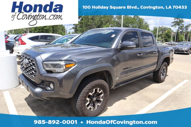 Magnetic Gray Metallic 2021 Toyota Tacoma TRD Off Road Double Cab 4WD Pickup Truck Four-Wheel Drive 6-Speed Automatic