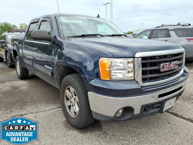 Midnight Blue Metallic 2010 GMC Sierra 1500 SLE Crew Cab Pickup Truck 4X2 6-Speed Automatic