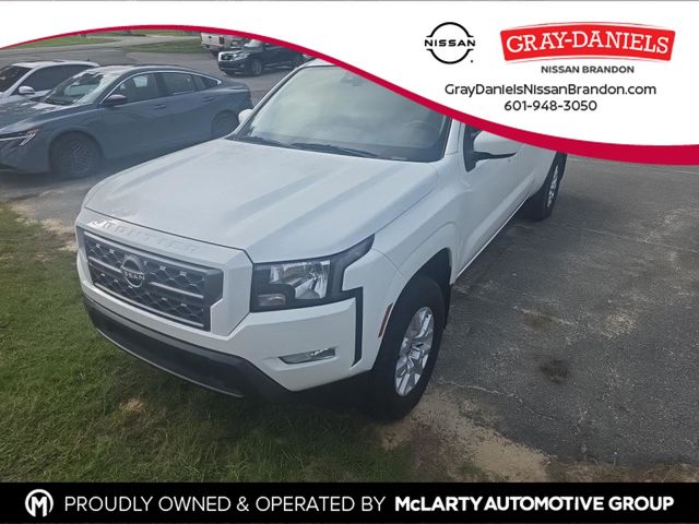 Glacier White 2024 Nissan Frontier Pickup Truck Four-Wheel Drive 9-Speed Automatic Overdrive