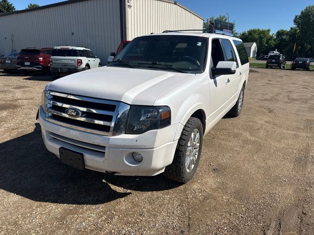 2012 White Platinum Metallic Tri-Coat Ford Expedition EL Limited 4X4 SUV