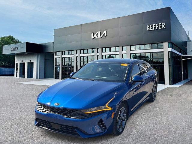Sapphire Blue 2021 Kia K5 EX FWD Sedan Front-Wheel Drive 8-Speed Automatic