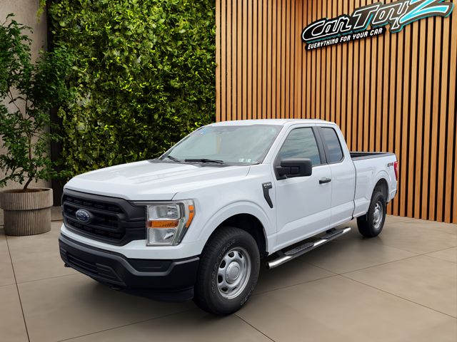 2022 FORD F-150 XL 4X4 SUPERCAB • 3.3L V6 • XL POWER EQUIPMENT GROUP CLEAN CARFAX • 1 OWNER ONLY 92K MILES • CLASS IV TRAILER HITCH • REVERSE SENSING SYSTEM • DROP-IN BEDLINER
