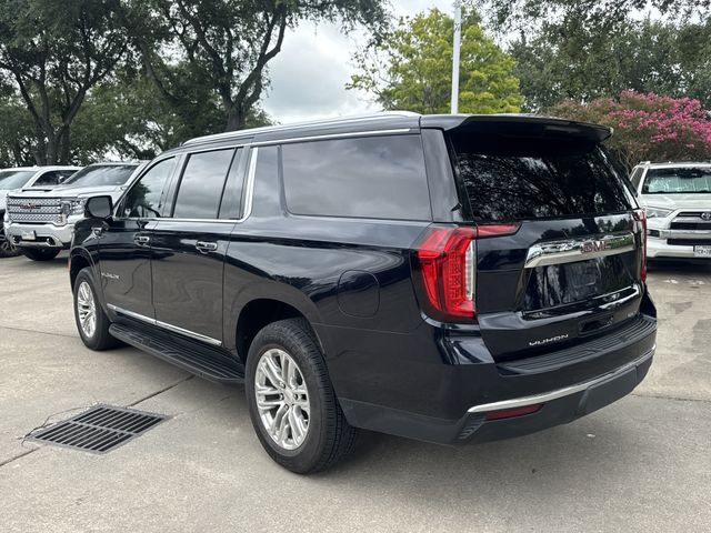 2021 GMC Yukon XL SLT Blue at Bayway Cadillac of The Woodlands