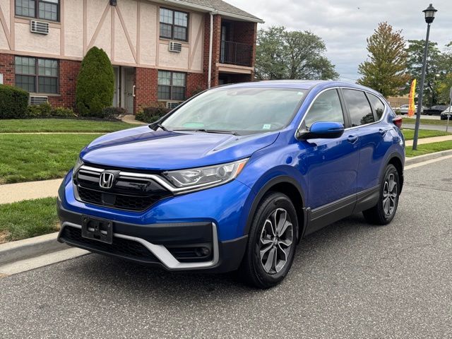 Blue 2022 Honda CR-V EX AWD SUV / Crossover All-Wheel Drive Continuously Variable Transmission