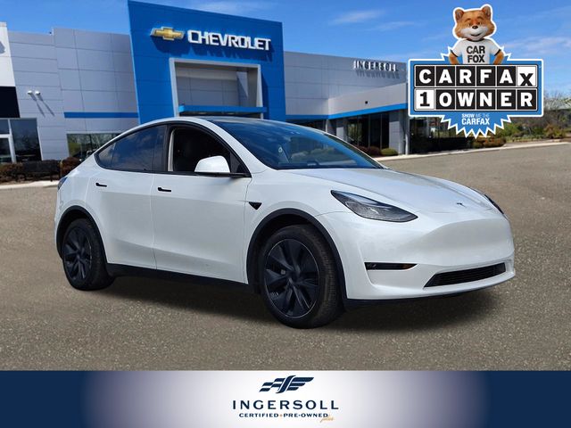 White 2024 Tesla Model Y SUV / Crossover All-Wheel Drive 1-Speed Automatic