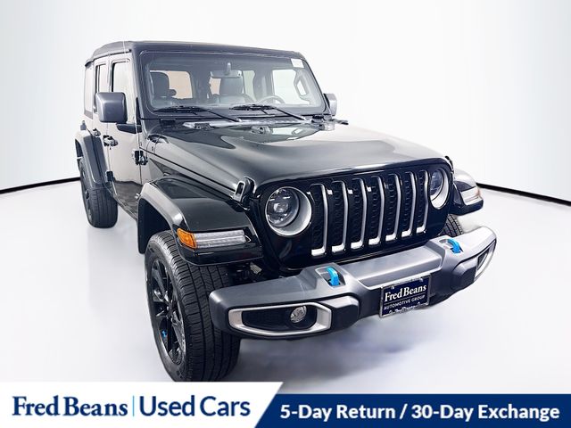 Black Clearcoat 2023 Jeep Wrangler 4xe SUV / Crossover Four-Wheel Drive 8-Speed Automatic