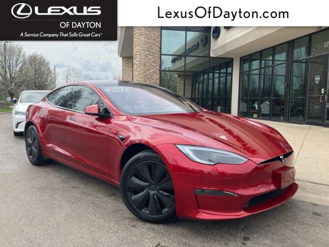 Ultra Red 2024 Tesla Model S AWD Sedan All-Wheel Drive 1-Speed Automatic