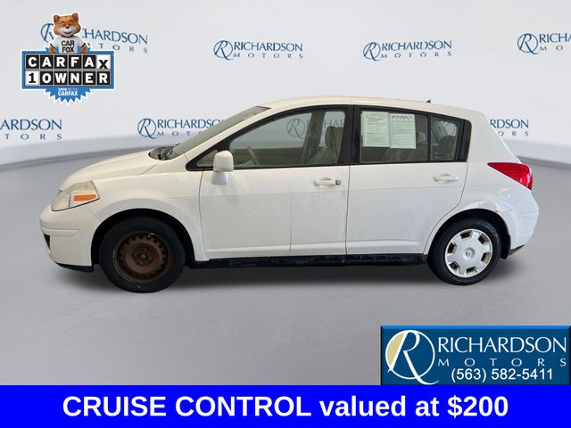 White (Fresh Powder) 2008 Nissan Versa Hatchback Front-Wheel Drive 4-Speed Automatic