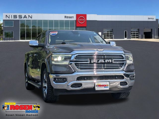 Gray (Granite Crystal Metallic Clearcoat) 2020 RAM 1500 Pickup Truck Four-Wheel Drive 8-Speed Automatic