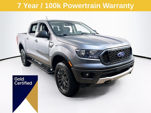 Gray Metallic 2023 Ford Ranger XLT SuperCrew 4WD Pickup Truck Four-Wheel Drive Automatic