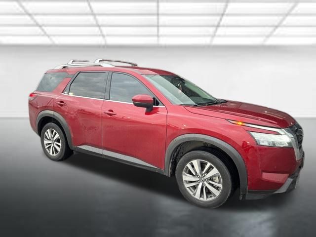 Red (Scarlet Ember Tintcoat) 2023 Nissan Pathfinder SL FWD SUV / Crossover Front-Wheel Drive 9-Speed Automatic