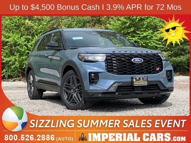 Vapor Blue Metallic 2026 Ford Explorer SUV / Crossover All-Wheel Drive Automatic