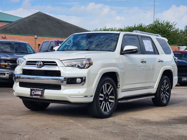 2020 Toyota 4Runner Limited White at Texan Dodge Chrysler Jeep Ram