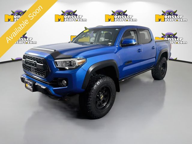 Blue 2018 Toyota Tacoma Pickup Truck Four-Wheel Drive 6-Speed Automatic