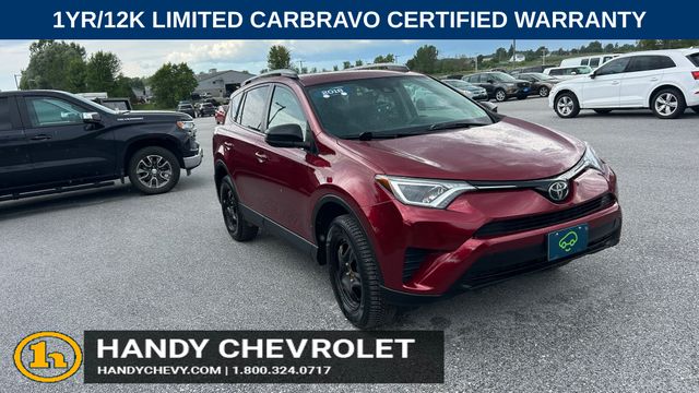 Red (Maroon) 2018 Toyota RAV4 SUV / Crossover All-Wheel Drive 6-Speed Automatic