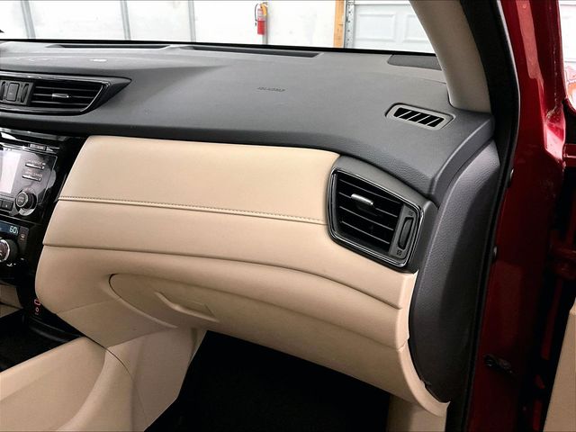 2017 Nissan Rogue SV Red at South Hills Kia