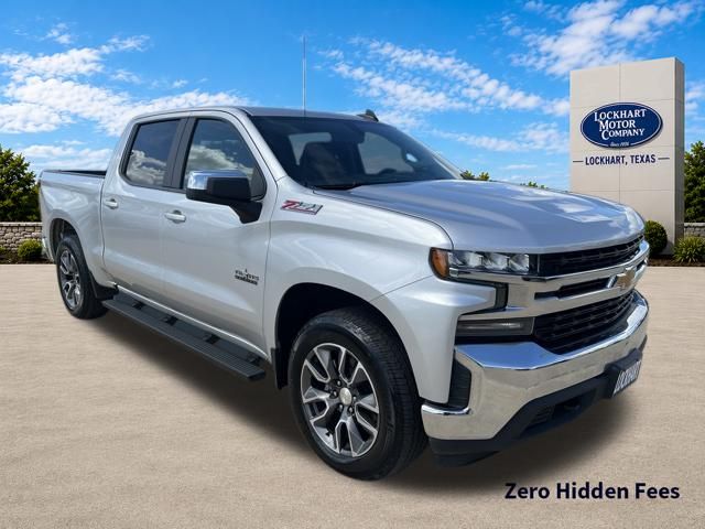 Silver Ice Metallic 2020 Chevrolet Silverado 1500 Pickup Truck Four-Wheel Drive 8-Speed Automatic